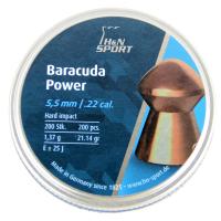 Пули пневматические H&N Baracuda Power 5,5 мм 1,37гр. (200 шт) в СНГ фото
