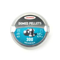 Пули Люман Domed pellets (300 шт) круглая головка, 0,57 гр, калибр 4,5мм в СНГ фото