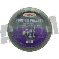 Пули Люман Pointed pellets (450 шт) острая головка, 0,68 гр, калибр 4,5 мм в СНГ фото