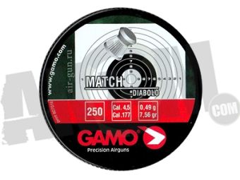 Пули пневматические GAMO MATCH, кал. 4,5 мм (250 шт) в СНГ фото