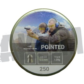Пули Borner Pointed 5,5 мм (250шт.) 1,04гр. в СНГ фото