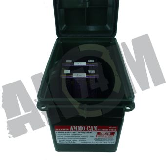 Кейс для патронов герметичный МТМ AC50C зеленый пластик в СНГ фото