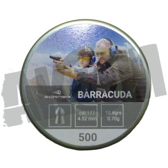 Пули Borner Barracuda (500шт.) 0,7гр. 4,5 мм в СНГ фото
