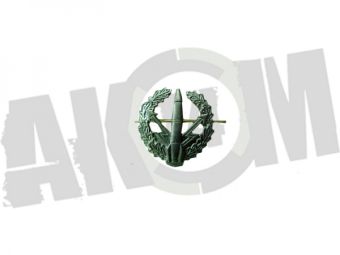 Знак-эмблема на ПЕТЛИЦУ "РВСН" полевой (зеленый) ОРИГИНАЛ РФ в СНГ фото